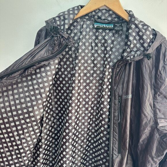 Brooks-Range Men’s Checkered Fleece Wind Shell Lt Breeze Packable Jacket - Picture 16 of 16